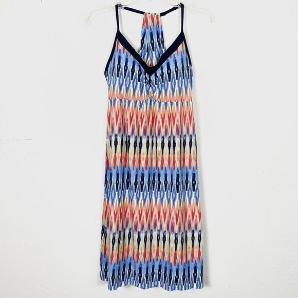 Athleta Restoration Colorful Ikat Racerback Dress - Picture 1 of 8